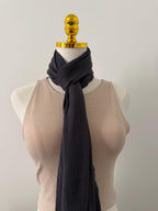 Handwoven 100% Pashmina Cashmere Shawl, Featherlight Ultra-Soft, Wedding Wrap, Handmade by Artisans, Luxury Scarf, Dark Gray, Authentic