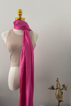 Silk Shawl, Pink, Champagne Gold, Wedding, Bridal, Handcrafted, Reversible, Luxury Wrap, Scarf, Elegant Gift for Her