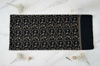 100 % Pashmina Wedding Shawl, Black & Gold, Sozni Hand Embroidery, Handwoven, Kashmir Wrap, Wedding Guest, Bridal Stole, Mother of the Bride