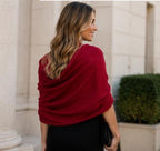 Handmade 100% Pashmina Cashmere Shawl, Featherlight Ultra-Soft, Wedding Wrap, Handwoven by Artisans, Luxury Scarf, Scarlet Red, Authentic