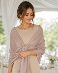 Authentic Kashmiri Pashmina Shawl – Muted Purple | 100% Handwoven, Featherlight & Ultra Soft